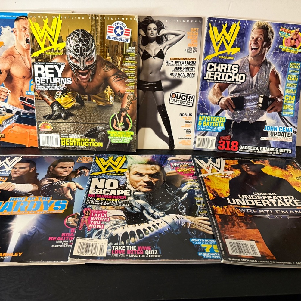 Wwe magazines